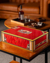 
                      
                        Load image into Gallery viewer, Elie Bleu &quot;Flor de Alba&quot; Humidor in Red Sycamore (110 Cigars)
                      
                    