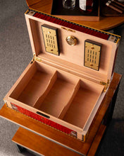 
                      
                        Load image into Gallery viewer, Elie Bleu &quot;Flor de Alba&quot; Humidor in Red Sycamore (110 Cigars)
                      
                    