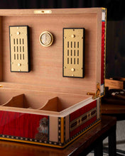 
                      
                        Load image into Gallery viewer, Elie Bleu &quot;Flor de Alba&quot; Humidor in Red Sycamore (110 Cigars)
                      
                    