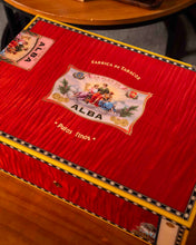 
                      
                        Load image into Gallery viewer, Elie Bleu &quot;Flor de Alba&quot; Humidor in Red Sycamore (110 Cigars)
                      
                    