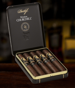 Davidoff Winston Churchill The Late Hour Petit Panetela (5 x 5 Cigars)