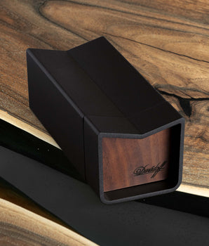 Davidoff Sliding Ashtray - Black and Wood