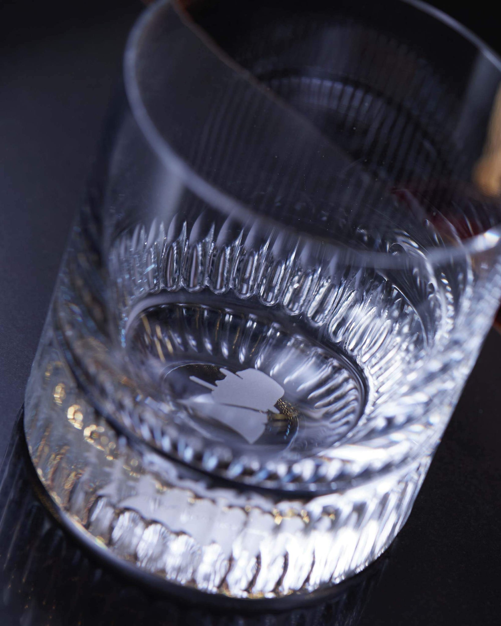 Winston Churchill Cut Crystal Whiskey Glasses